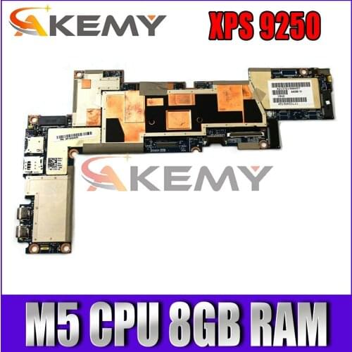 Akemy Brand NEW M5 8GB FOR Dell Latitude 7275 XPS 9250 Laptop Motherboard LA-C321P CN-0HXN8N HXN8N Mainboard 100% tested