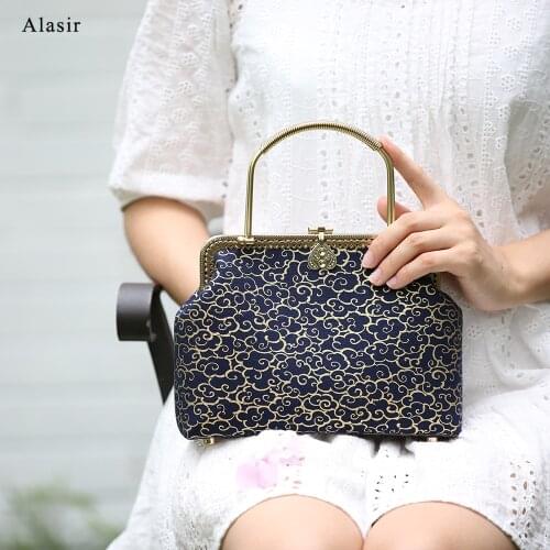Alasir Womens Bronze Bags