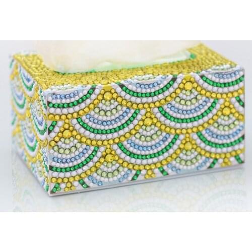 Special shape Diamond Painting,DIY Roll Cylinder tissue box, 5D Puzzle Storage Box Cartoon Animation Diamond Cross Stitch Gift