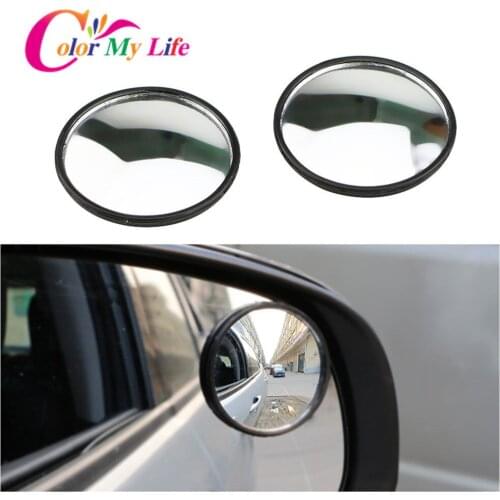 Car Rear View Convex Mirror Stickers for Peugeot 206 207 307 308 3008 2008 408 508 4008 For Citroen Fiat Punto 500 Cult Bravo