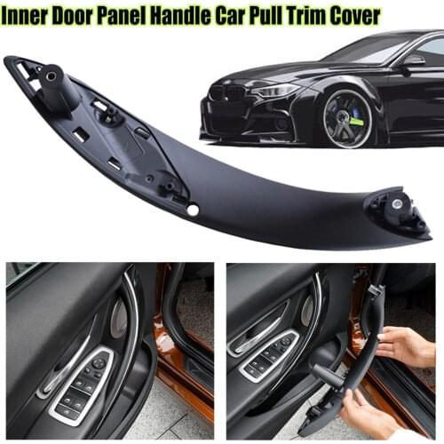 F30 Beige Look/Black Front/Rear Car Inner Door Handle Door Trim Pull Panel Handles For BMW F30 F80 F31 F32 F34 2012-2017