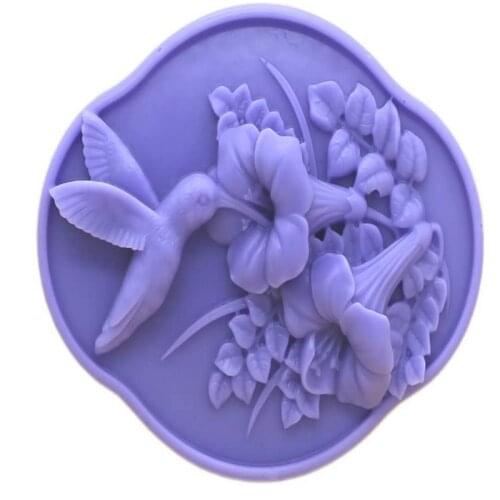 Soap Mold Bird Silicone Craft Soap Making Mould Candle Resin DIY Handmade Mold
