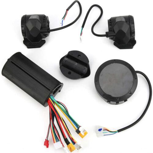 5/5.5/6/6.5in E-Scooter Controller Digital Display Thumb Throttle Brake LED Headlight Set Electric Scooter Controller 24V 36V