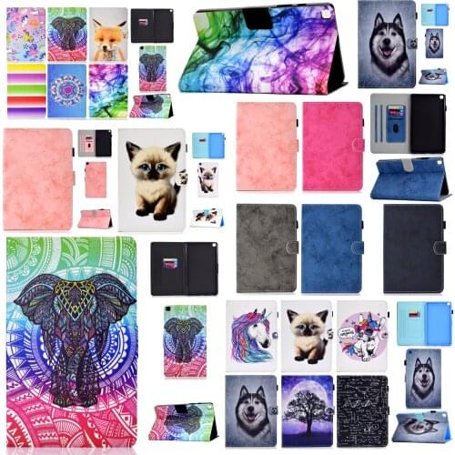 Flip Stand Leather Cover Capa Magnet Funda Case For Samsung Galaxy Tab A 8.0 2019 SM-T290 SM-T295 SM-T297 T290 T295 Tablet Coque