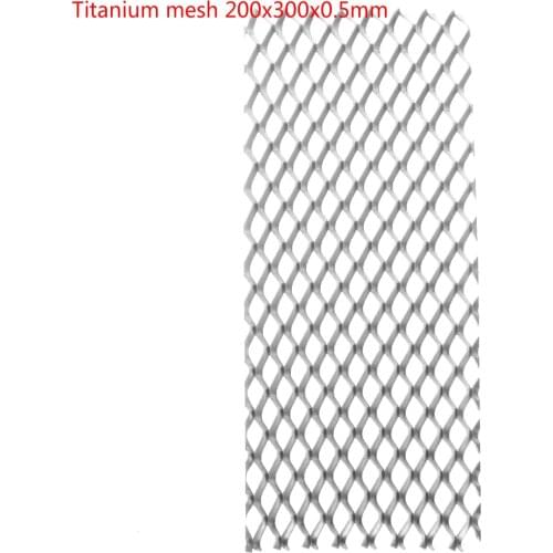1pc 200mmx300mmx0.5mm brand new titanium metal mesh durable perforated expanded mesh