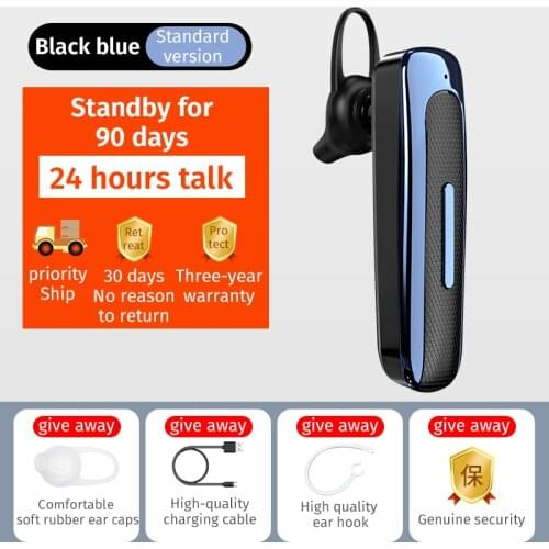 New Bluetooth Earphones V5.0 Wireless Headphones Hands-free Headset 20H Music Earpiece With Mic For Business/Driving Traveling