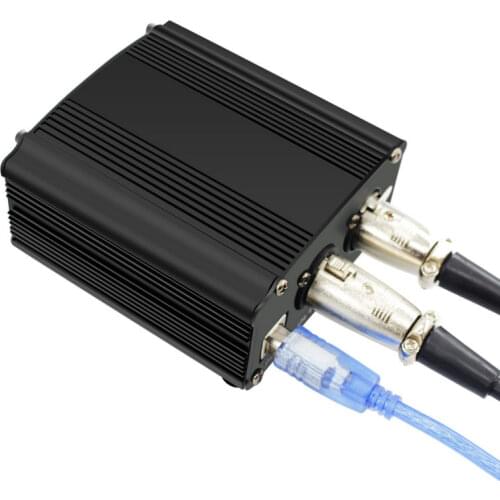 New Hot 48V Phantom Power + USB Power Cable + XLR-XLR Cables for any Condenser Microphone For Better Microphone Sound Quality