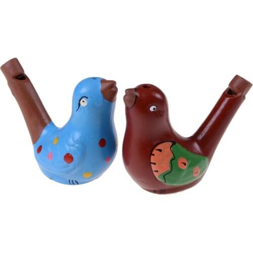Kid Early Learning Educational Children Gift Toy Musical Instrument Coloured Drawing Water Bird Whistle Bathtime Musical Toy