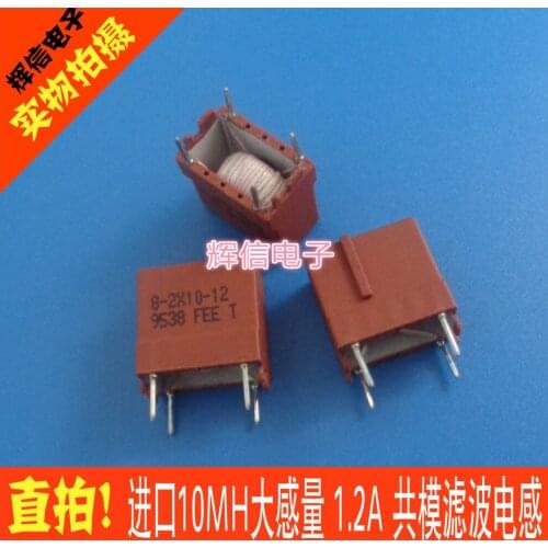 Original new 100% FEE8-2X10-12 common-mode inductor magnetic ring coil 10MH 1.2A switching power supply filter common-mode choke