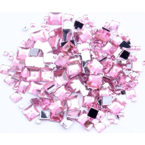 Nail Rhinestone FlatBack Square 6mm 5000pcs Bulk Bag For Crafts Scrapbooking Nail Art Decoration DIY Clothes