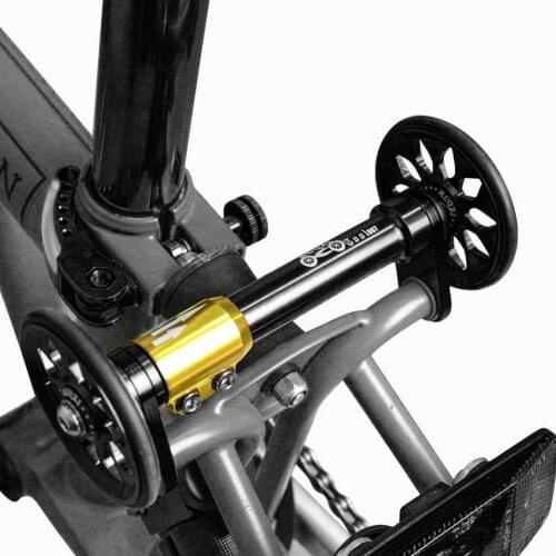 Bicycle Easy Wheel Extension Telescopic Lever Bar For Brompton Folding Bike Bicycle Easy Wheel Rack Block with Telescopic Rod