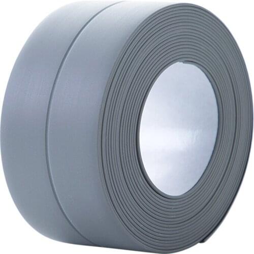 Waterproof Self Adhesive Tape Anti Moisture Kitchen Ceramic Stickers Home Decor PVC Bathroom Furniture Wall Corner Stickers