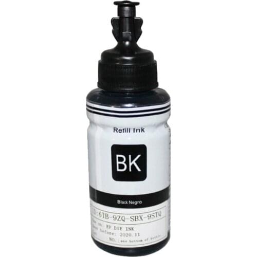 YLC 1 x Black compatible refill dye ink kit for Epson L100 L110 L120 L132 L210 L222 L300 L350 L362 L366 L550 L555 L566 L312