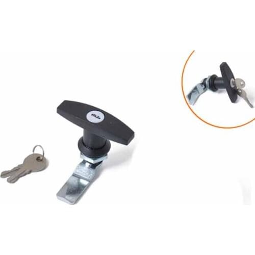 RV T-Handle Door Lock Latch Truck Cap Camper Trailer Shell Cover Lid w/ Keys For Car Caravan