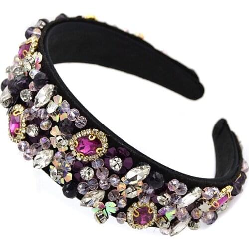 2019 Woman Headdress Crown Tiara De Noiva Bridal Hair Accessories Crystal Baroque Headband Party Hairband Jewelry Diadem