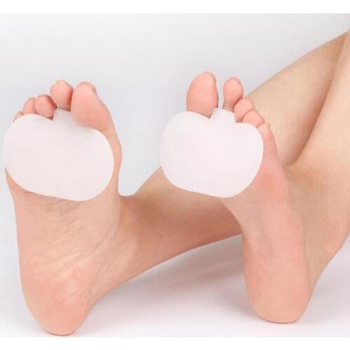 1pair Soft Polymer Gel Forefoot Protection Pad Foot Care Tool Feet Pain Shoes Insoles Pads Cushion Forefoot Arch Sup