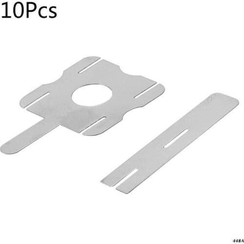 10 Pieces Battery Pack Nickel Plating Strip Ideal for Spot Welding of Lithium Battery Pack Good Bending Performance