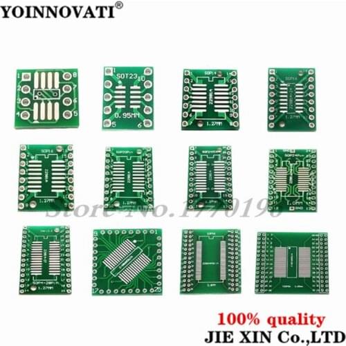 10PCS PCB Board SMD Turn To DIP SOP MSOP SSOP TSSOP SOT23 SOP8 SOP14 SOP16 SOP-8 10 SOP-14 SOP-16 SOP-20 24 SOP-28 SMT To DIP