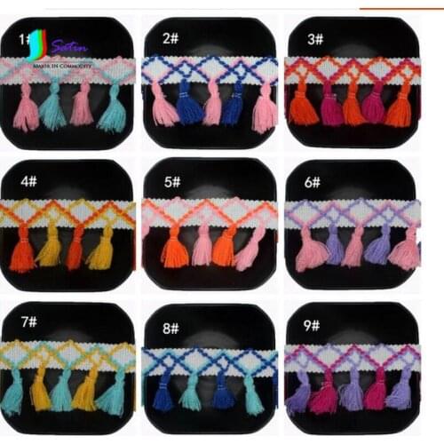 18 Color 5CM Hair Lace Fashion Clothing Decoration Tassel Accessory Forest Department Of Garden Backpack Hanging Spike S391P