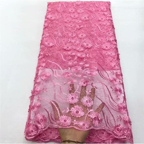 African Lace Fabric 2021 High Quality Lace Material Sequins French Tulle Lace Fabric For Women Wedding Evening Dress J3661