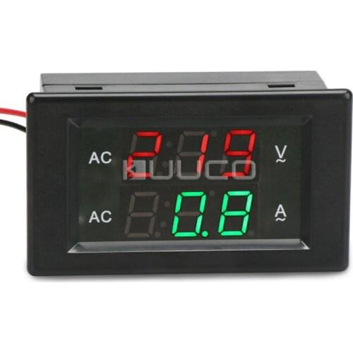 Digital Meter AC130~500V/200A Led Voltmeter Ammeter AC 220V 380V Digital Volt Ampere Meter 2in1 Tester + Current Transformer