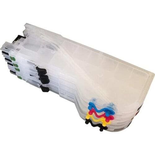 Long Refillable Empty ink cartridges LC105 LC109 LC103 LC107 for Brother MFC-J6520DW J6720DW J6920DW printer with ARC chips