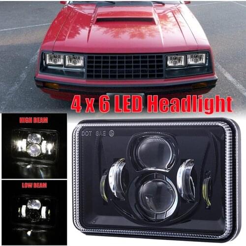 DOT Approved LED Headlights With High Low Beam Universal 4X6 For Dropshipping Fast Delivery Wholesale
