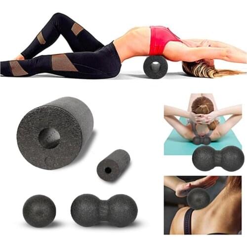 EPP Hollow Yoga Column Peanut Ball Fascia Ball Foam Yoga Accessories Set For Neck Back Leg Arm Foot Muscle Recovery