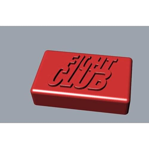 Fight Club Word Silicone Soap Mold Handmade Rectangular Molds for Soap Making Resin Clay Aroma Stone Letter Moulds