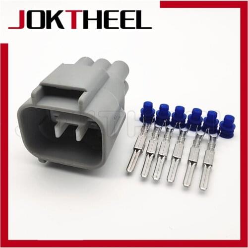 1/5/10/20 sets gray 6 pin way male Waterproof electrical headlamp plug auto wire connector for car Toyota Lexus 7282-7064-40