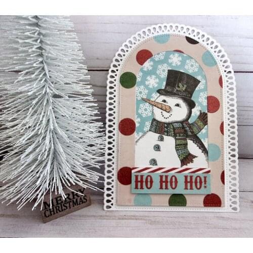 KLJUYP Teardrop Loopy Edge Metal Cutting Dies Scrapbook Paper Craft Decoration dies scrapbooking 07091