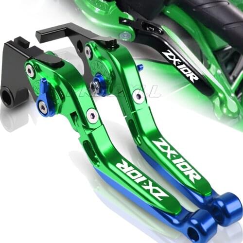 Motorcycle For Kawasaki ZX10R ZX-10R ZX 10R 2006-2015 Folding Extendable Brake Clutch Levers 2014 2013 2012 2011 2010 2009 2008
