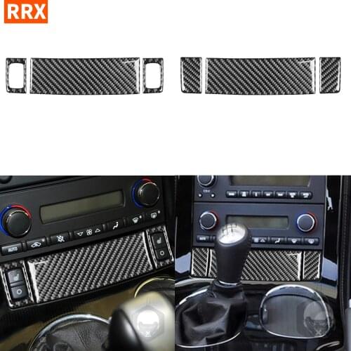 For Chevrolet Corvette C6 2005-2007 Carbon Fiber Stickers Seat Heating Button Cover Frame Storage Box Interiors Car Accessories
