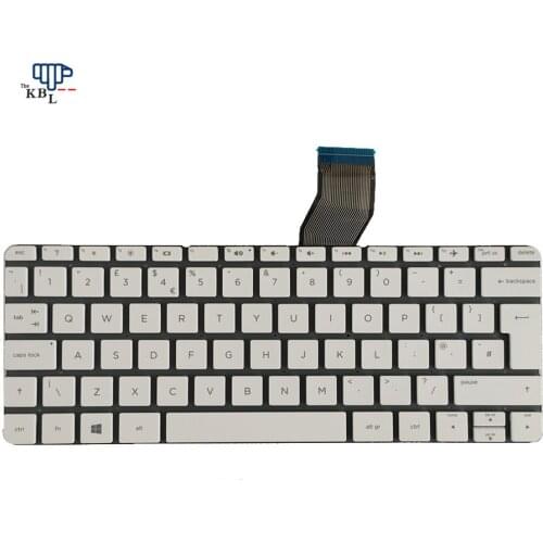 New for HP 11-d 11-d011wm 11-D010WM 11-d020nr Laptop UK Keyboard 2B-A9620Q100 White