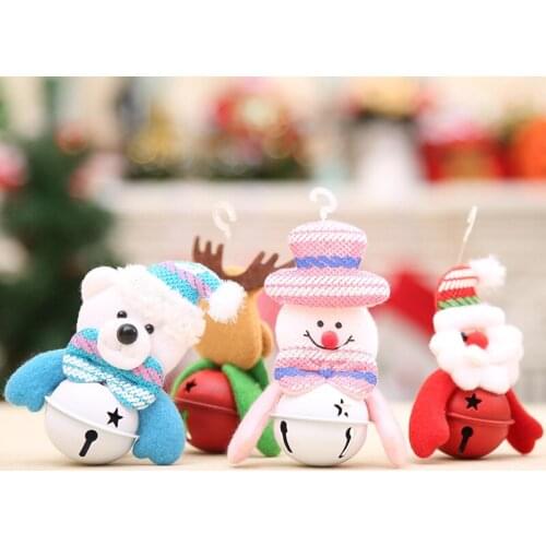 2020 New Year Santa Claus Snowman Elk Christmas Dolls Noel Deco Christmas Tree Decoration for home Xmas Navidad 2021 Kids Gift