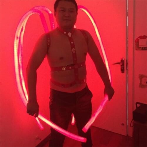 New Colorful Robot LED Luminous Tentacle Men Costumes Illuminated Suit Ballroom Led Light Dancing Show Dance Dress Clothing