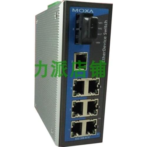 New Original Spot Photo For MOXA EDS-308-S-SC-T Industrial Ethernet Switch Wide Temperature