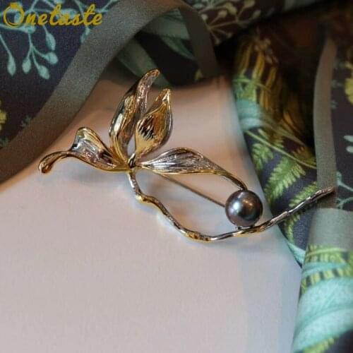 Onetaste Black Brooches For Clothes