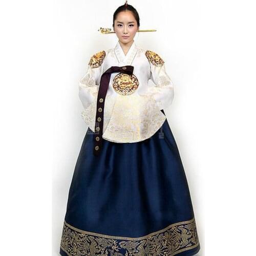Hanbok Dress Traditional Korean Ceremony Costume DANGUI Korean Royal Costume