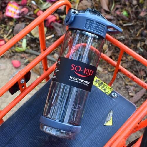 500ml/800ml Portable Straw Water Bottle Bounce Cover Cute Bottles Healthy Plastic Drinkware BPA Free