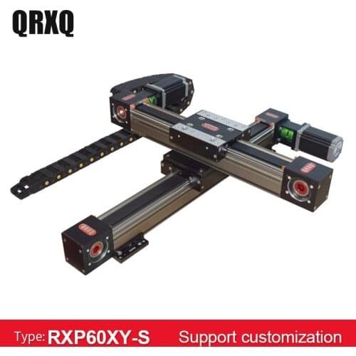 Manufacturer direct synchronous belt multi axis XY axis linear module with motor for laser cutting