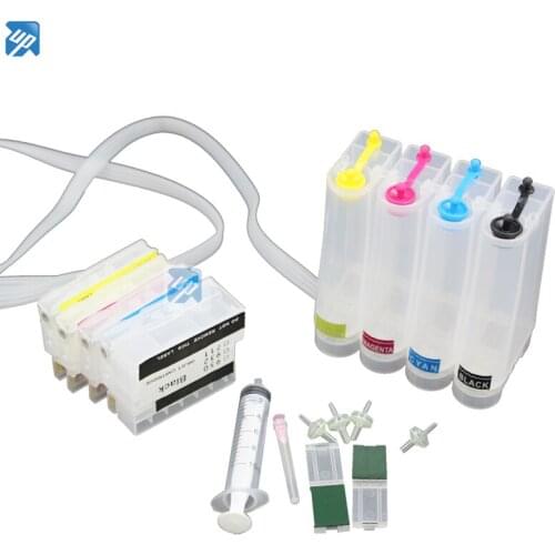 UP empty CISS With permanent Chips compatible For HP932 933 HP 6100 6600 6700 7110 7610 7612 printer show ink level