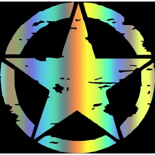 S51303# Various Sizes/Colors Car Stickers Vinyl Decal ARMY Star Motorcycle Decorative Accessories Creative