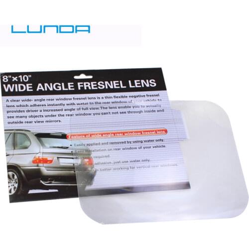 Wide Angle Magnifying Fresnel Lens Plastic Sheet Car Parking Reversing Sticker Useful Enlarge View Angle Free Shipping
