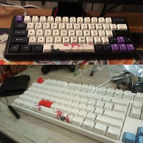 Replace SpaceBar Keycap PBT Five Sides Dye-Subbed Spacebar 6.25U Cherry Profile Space Bar Keycap for DIY Mechanical P9JB