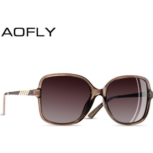 AOFLY Brand Design Sunglasses Women Oversized Square Frame Polarized Sun Glasses Female Luxury Ladies Eyewear zonnebril dames
