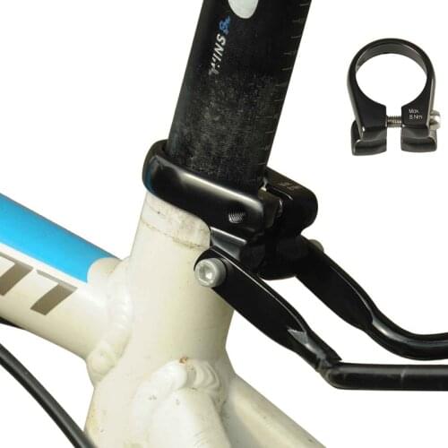 1PC Bicycle Shelf Conversion suit for 30.8 30.9mm Seatpost XTC Frame Special Connector Rear Shelf Instead of U-shaped Film