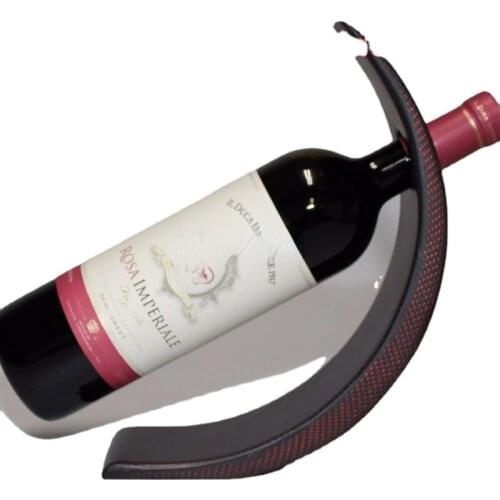 100% Real Carbon Fiber Wine Bottle Holder Red Wine Display Rack