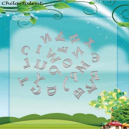 26 alphabet Frame metal cutting dies scrapbooking DIY embossing art card making letter clear stamps troqueles new 2018 fustelle