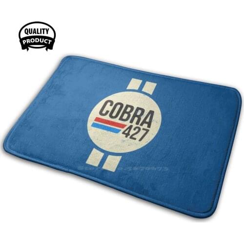 427 Retro Logo Soft Interesting Room Goods Rug Carpet Racing Shelby Retro Vintage Classic Car Vintage Car Muscle Car Hot Rod